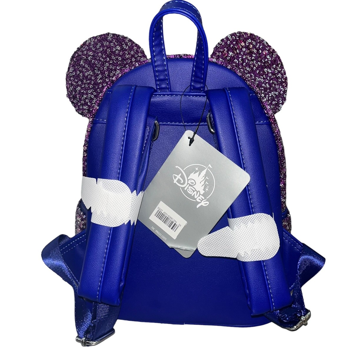 Loungefly Disney Disneyland‎ Paris 30th Anniversary Purple Sequin Mini Backpack Loungefly Disneyland Paris 30th Anniversary Purple Sequin  main image 2