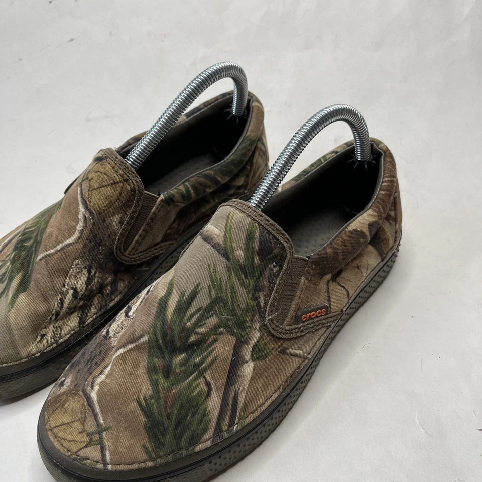 Mocasines Crocs Santa Cruz Realtree Edge camuflados sin cordones 206503-260 para hombre 7’s Foto 3 de 4