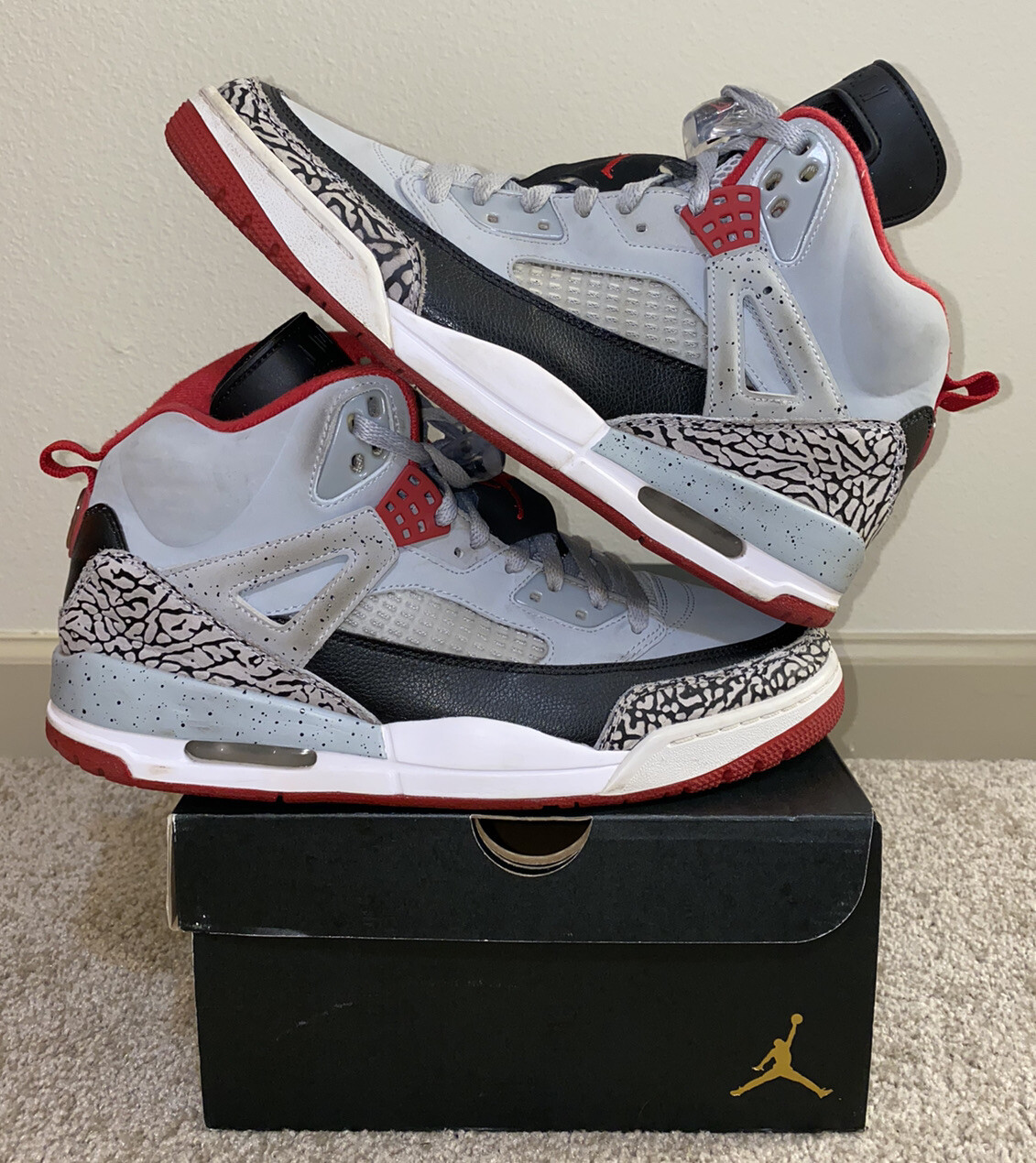 Size 11 - Jordan Spizike Wolf Grey 2014 