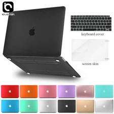 For Macbook Air 13 15 in Matte Hard Case Shell 2018-2025+Keyboard Skin+LCD Film