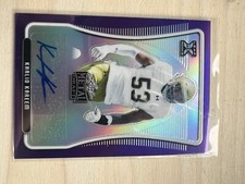 2020 Leaf Metal Draft - Purple Rainbow #BA-KK1 Khalid Kareem /25 (AU, RC)