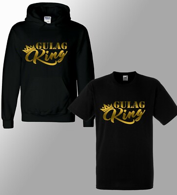 Gulag King Boys Girls Gaming Xbox Gamer Hoodie T Shirt Hoody Gift Winter  Cod BR - Main Image