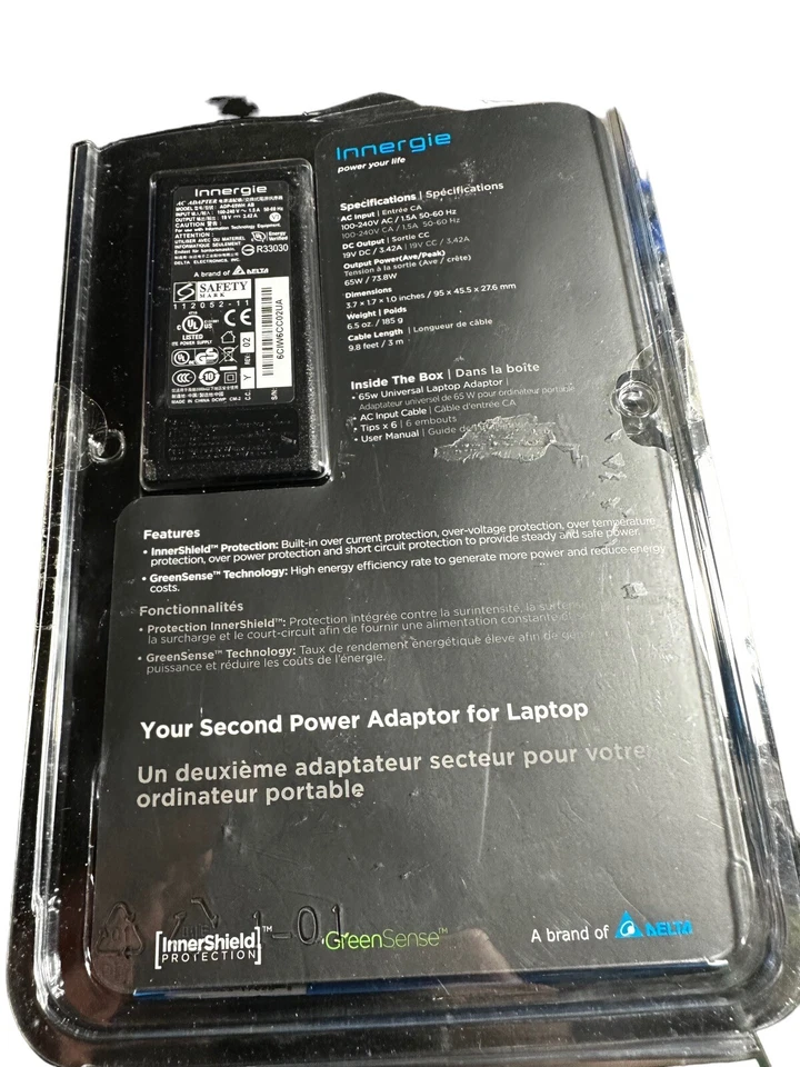 Innergie 65-Watt Universal Laptop Adapter Black Inner Shield Protection - Image 3 of 3