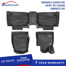 3 Row Floor Mats Liner Waterproof Rubber 4pcs Set For 2020-2021 Ford Explorer 3 Row Floor Mats Liner Waterproof Rubber 4pcs Set For 2020-2021 Ford Explorer