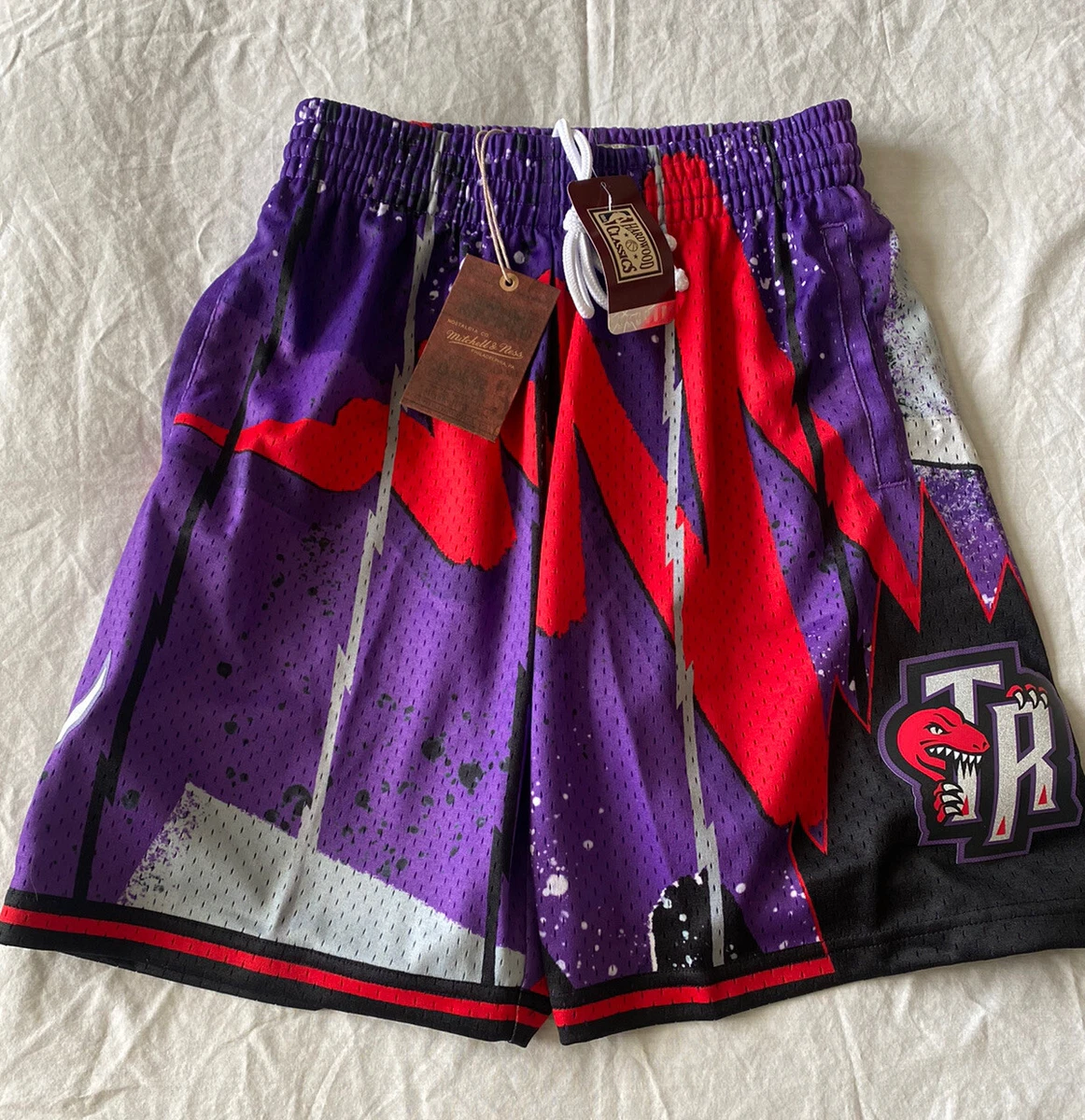  Mitchell & Ness Toronto Raptors 1999-00 Men's Swingman Shorts  (Medium) Purple : Sports & Outdoors