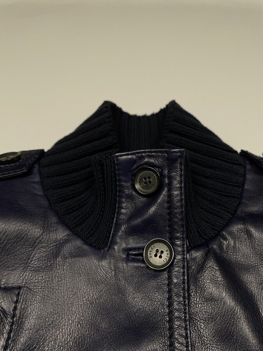 Gucci Madonna Leather Bomber Jacket era Tom Ford Frida Giannini