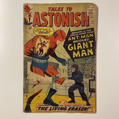 Tales To Astonish #49 2.0 Good 1st App Of Giant-Man Wasp Marvel Comics 1963