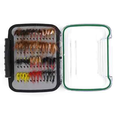 96pcs/set Dry Fly / Nymph for Fly Fishing