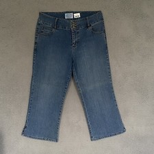 Vintage Carolina blues Jeans Women Sz 6 Flare leg Capri jeans Y2k