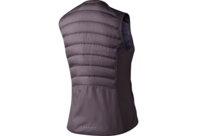 Nike AERLOFT ベスト Lサイズ ネイビー　RUNNING VEST Nike Running Womens L Turquoise Aerolayer Vest Quilted Puffer