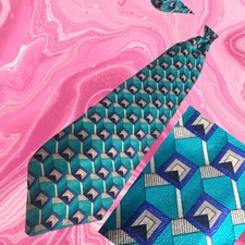 ROBERT TALBOTT STUDIO USA MADE SATIN SILK NECKTIE, NWT $95