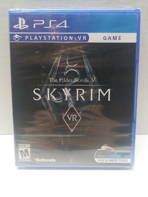 Brand New Elder Scrolls V: Skyrim VR PS4 (Sony PlayStation 4) Free ...