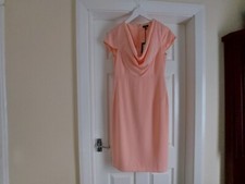 Dress “Jaeger“ Light Apricot Colour Size: 10 ( UK ) Eur 38,US 8 SALE