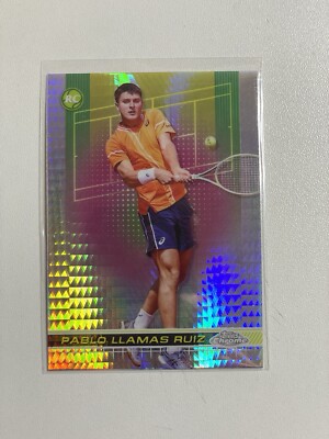 2024 Topps Chrome Tennis Pablo Llamas Ruiz #120 Rookie RC Prism