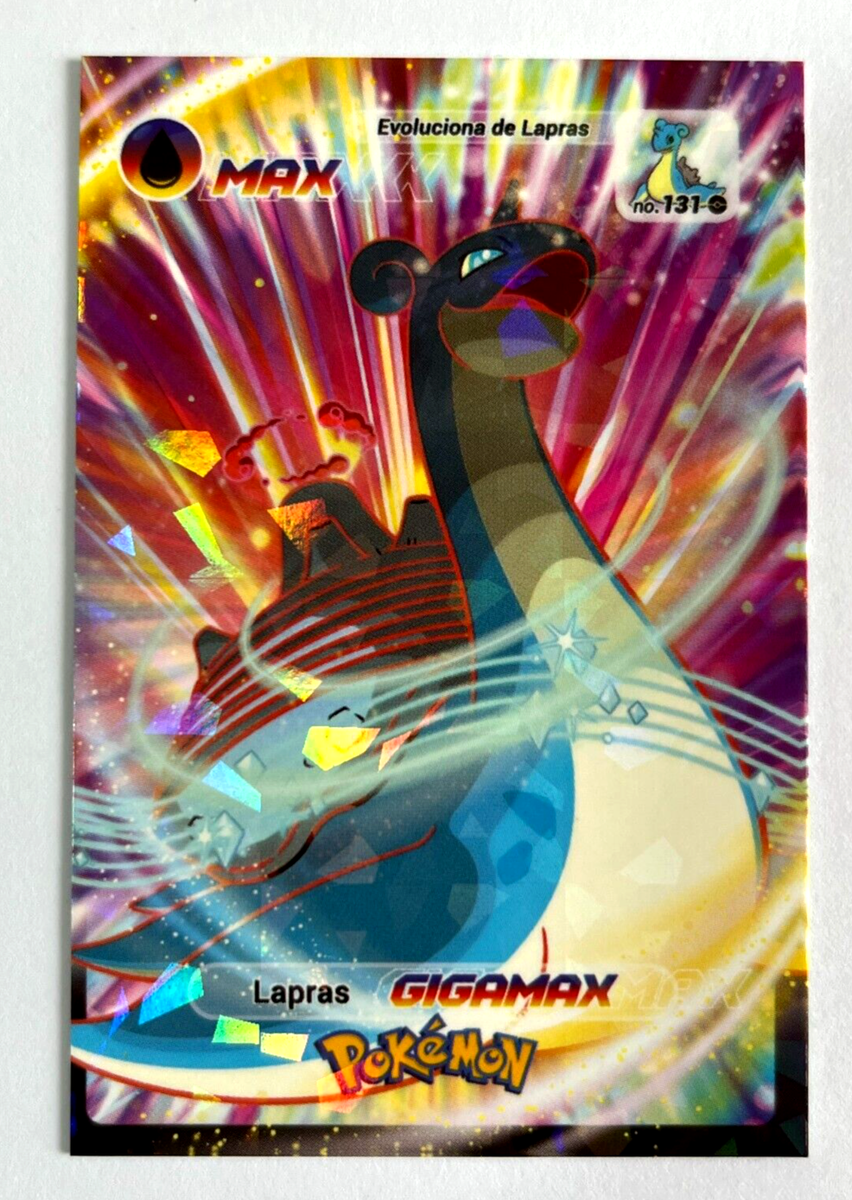 2024 POKEMON DATABASE 2 Card #282 LAPRAS GIGAMAX Peru Edition Foil