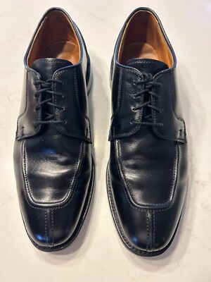 Allen‎ Edmonds Shoes Mens Size 10 Black Hancock Split Toe Leather Dress Made USA Allen Edmonds Hancock Split Toe Black Leather Dress Shoe  main image 2