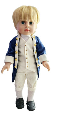 18'' Doll Clothes Colonial Pants Shirt Vest Coat Tights Shoes Fit 18'' Boy Dolls