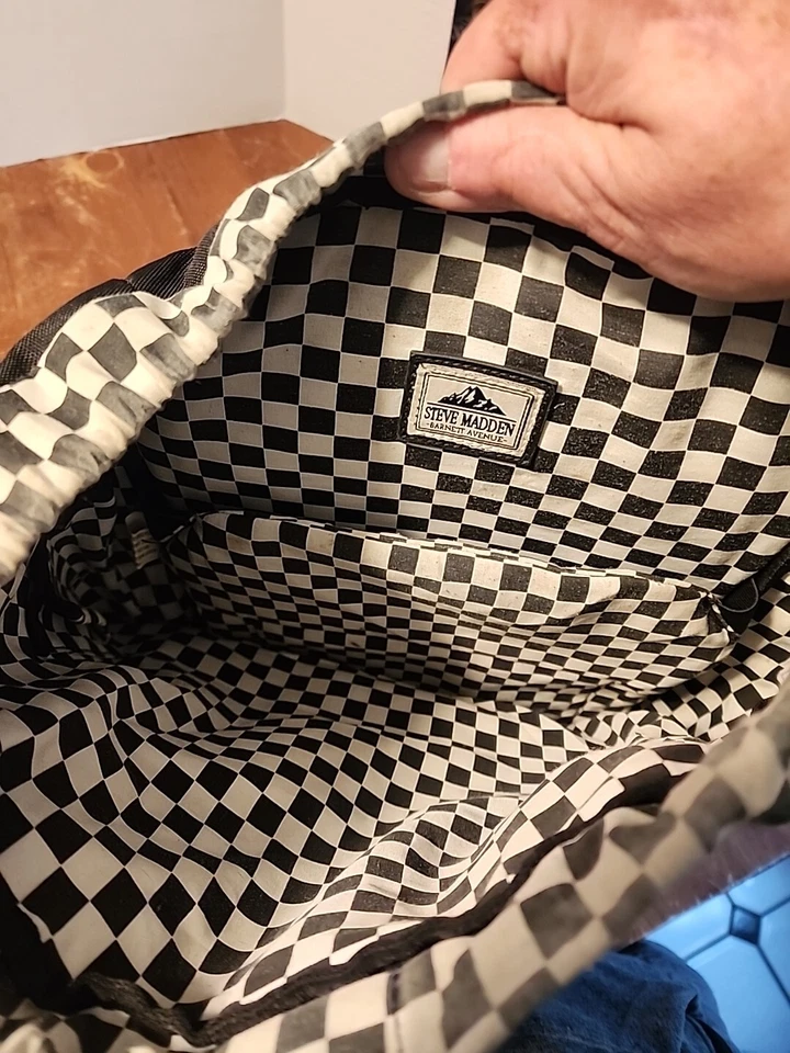 Steve Madden Backpack/ Laptop Bag Black And White  - Image 3 of 4