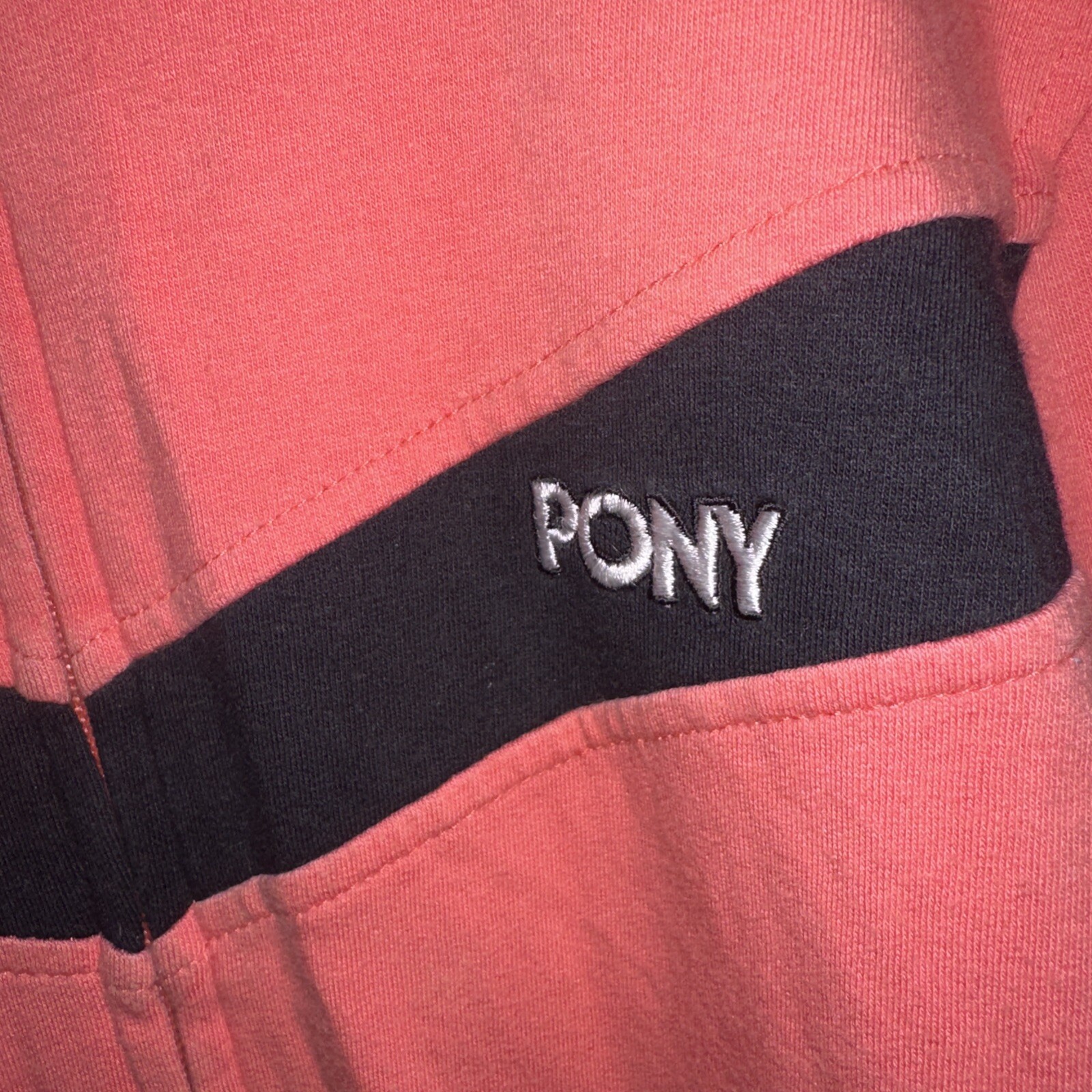 Pony Rosa Taiwán Cotone Full Zip Rn#111733 Taglia S Uomo