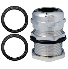 0 Gauge 1/0 AWG Metal Firewall Grommet Bushing Amplifier Power Wire Install Auto