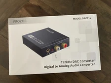 PROZOR 192KHz DAC Converter Digital to Analog Audio Converter