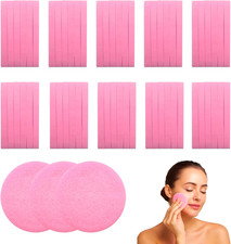 120 Pcs-Compressed Facial Sponges,100 Natural Cellulose Face Sponge, Profession