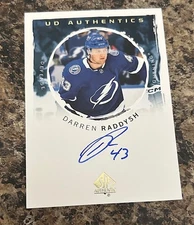 2024-25 SP Authentic UD Authentics Darren Raddysh #UDA-DR AU