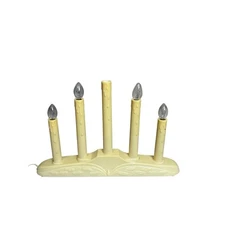 Vintage Noma 5 Light Candelier Window Candle Lamp Christmas Holiday Decor