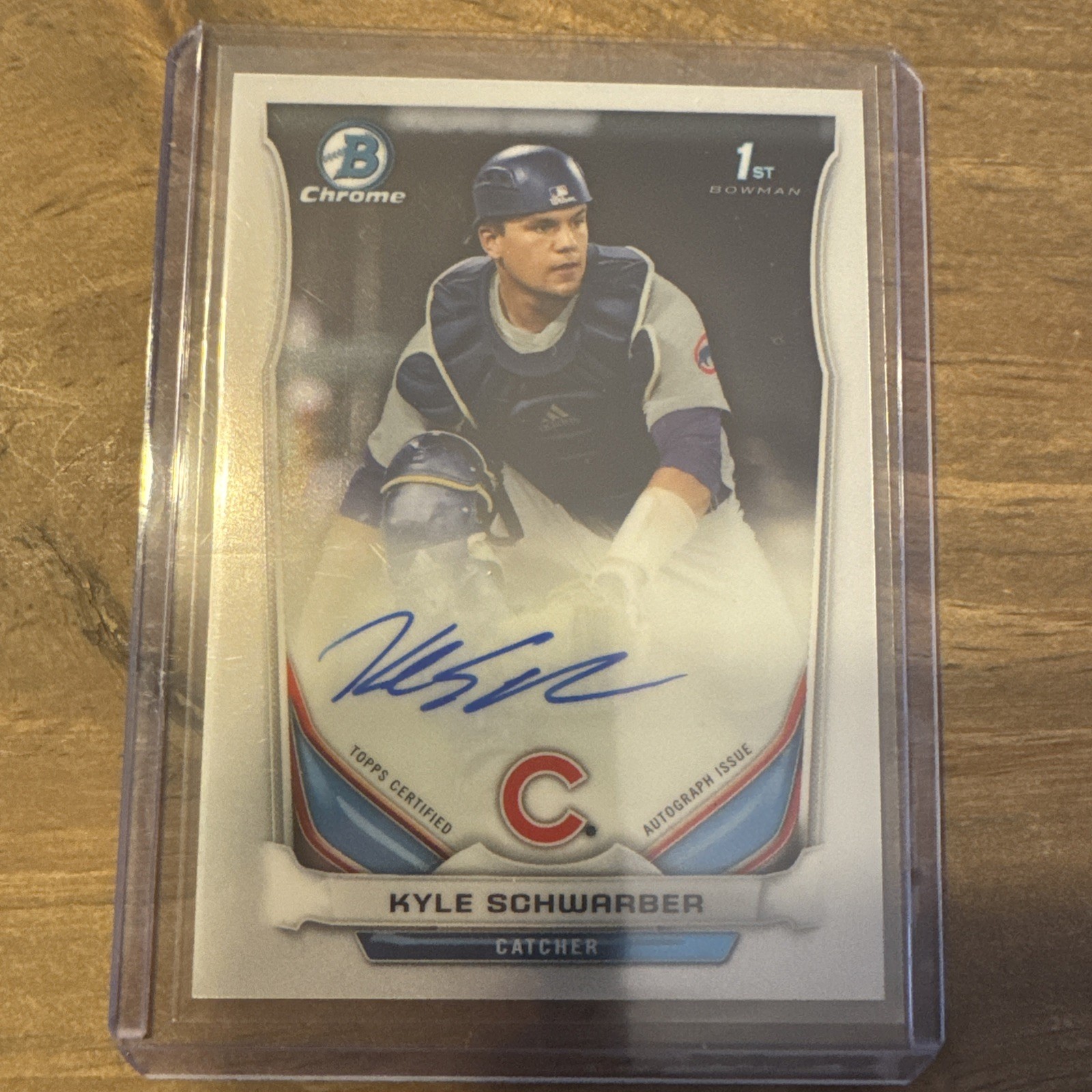 Kyle Schwarber 2014 Bowman Draft Chrome 1st Auto #BCA-KS