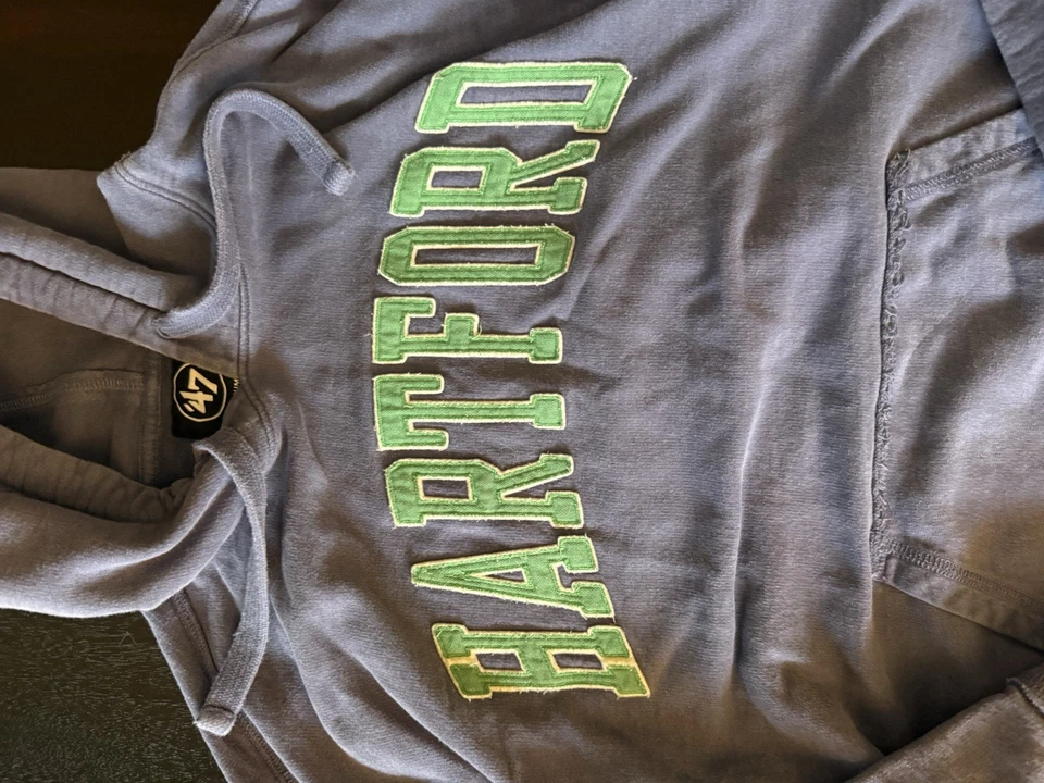 '47 Brand Hartford Whalers Relic Harris Scrimmage Hoodie Sz Medium - Image 4 of 4