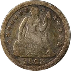 1843-P Seated Liberty Dime