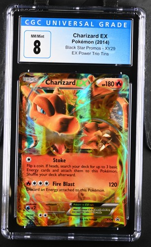 Charizard-EX graded CGC 8 for sale on eBay