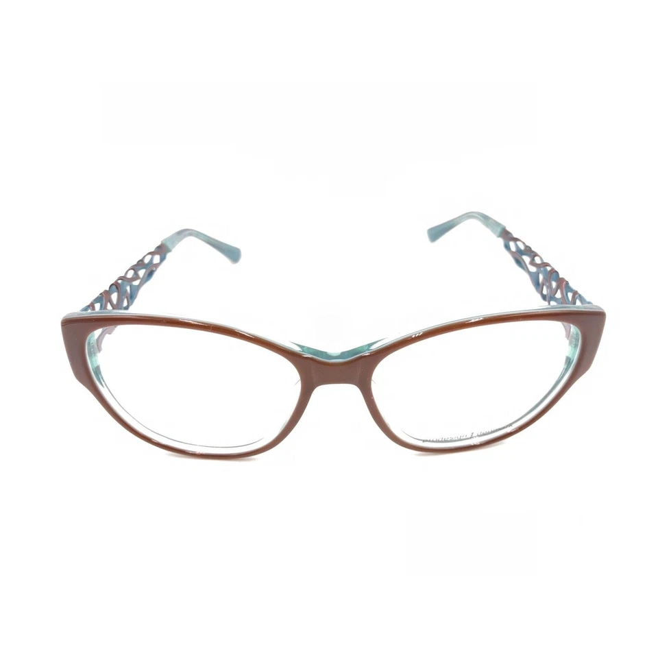 Marcos de gafas de gato Prodesign Denmark 5620 5032 marrón azul 53-15 135 Japón Foto 2 de 4