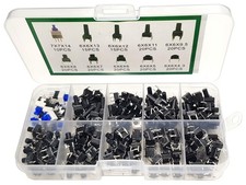 Push Button Kit - 10 Types, 180 Pieces - for Arduino, ESP32, ESP8266, Raspberry
