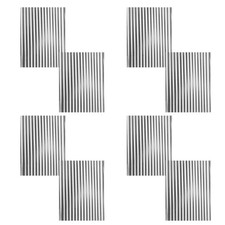  8 Stück Puppenhaus-Dachziegel: Wellblech-Dachplatten aus Aluminium –