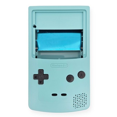 Hispeedido USB-C IPS Gehäuse Set für Game Boy Color Baby Green Shell GBC Green