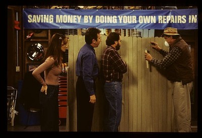 Home Improvement Debbe Dunning Tim Allen Richard Karn Earl Hindman TV Photo 2