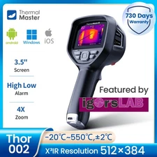 Thor002 Thermal Imaging Camera 550°C 3.5" 32G 512*384 Resolution Industrial Inspect