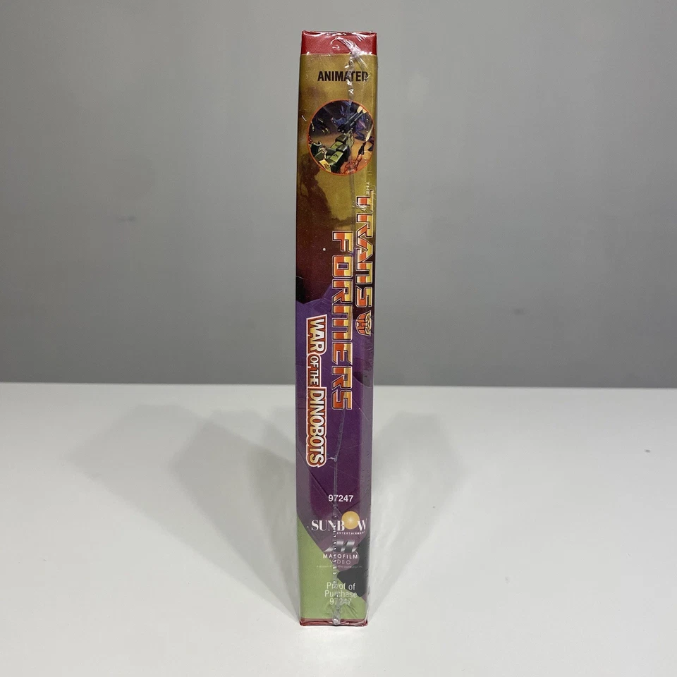 Transformers VHS War of the Dinobots Rare Vintage Animated Movie 1995 Sealed - Image 2 of 4