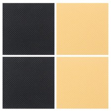 4 Pcs High Heel Patch Square Rubber Boot Heel Replacement Caps Sole Repair Pads