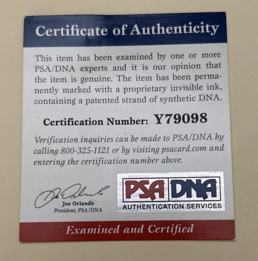Justin Upton Arizona Diamondbacks Autographed Signed Baseball PSA/DNA COA - Image 3 of 3