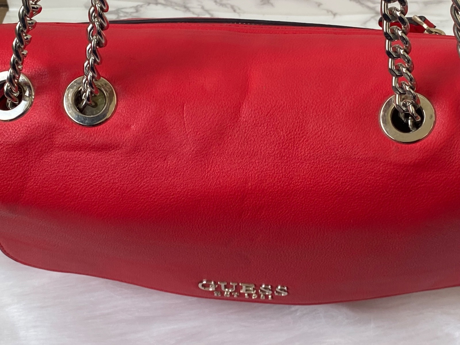 Rare 2018 Guess Regina Double shoulder strap cross body image 6