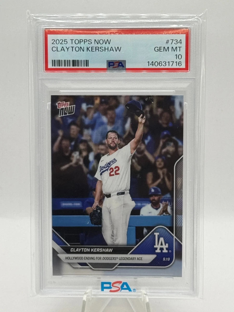 2025 Topps Now - Clayton Kershaw #734 for sale | eBay