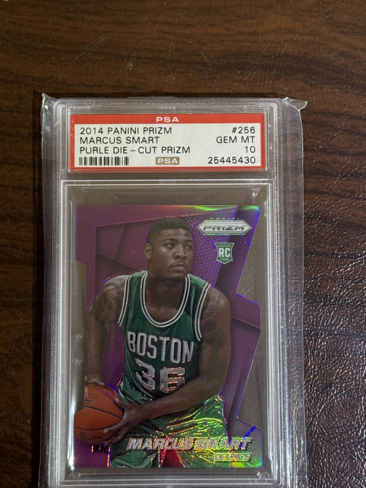2014 Panini Prizm #256 Marcus Smart RC /139 PSA 10