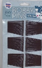 Pride- 144 Count Bobby Pins With Tips Brown 
