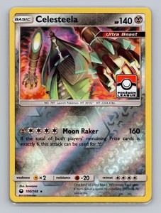 Celesteela 100/168 Celestial Storm Reverse Holo League Promo