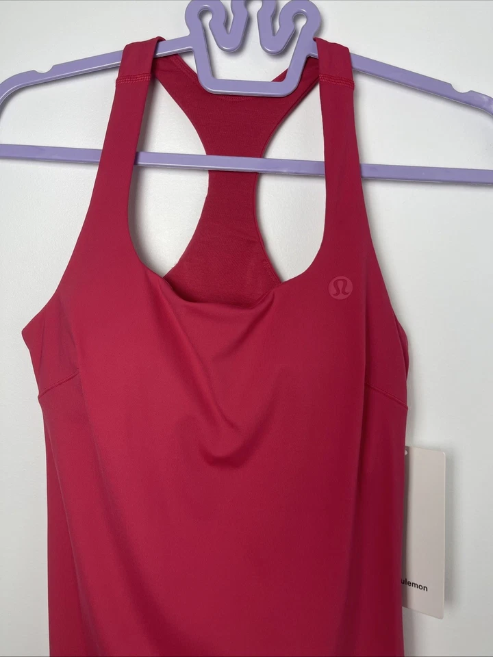 Lululemon Lightweight Tennis Dress Size 4 Built In Bra(B/C) Cherry Mist CERI NWT - Image 2 of 4
