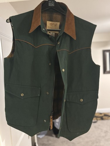Schaefer Outfitter Ranch Canvas Vest – Size L (Made in USA)