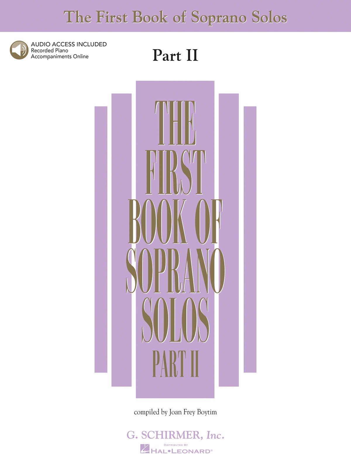 First Book of Soprano Solos Part 2 Piano Vocal Sheet Music & Online Audio