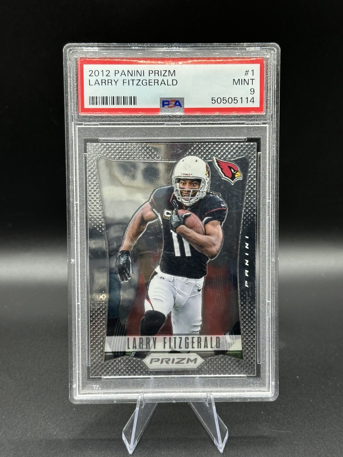 🔥2012 Panini Prizm - Larry Fitzgerald #1 1st Year Prizm PSA 9🔥